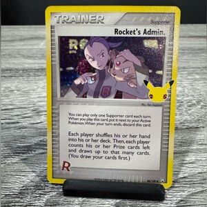 Pokémon | Celebrations #86/109 (Holo): Rocket’s Admin (2004) - Trading Card
